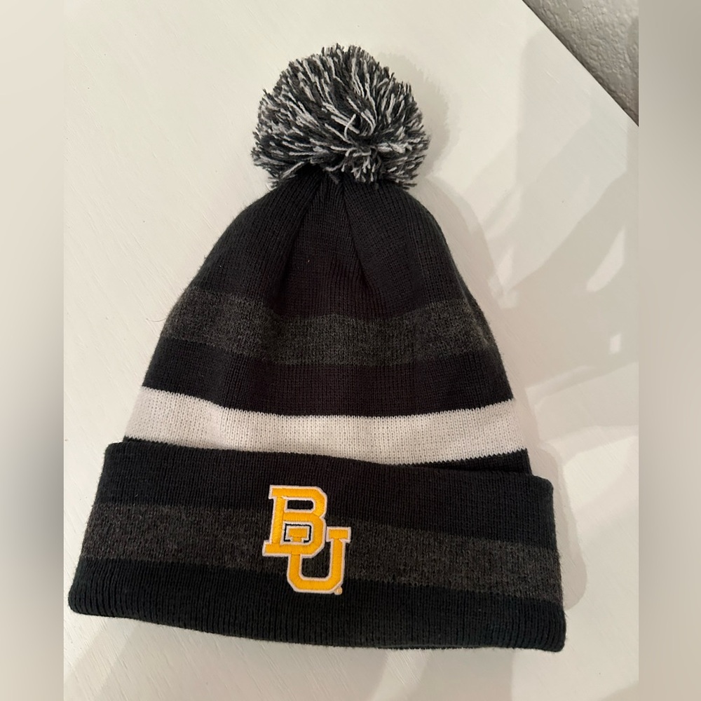 Baylor winter hat. Baylor colors.